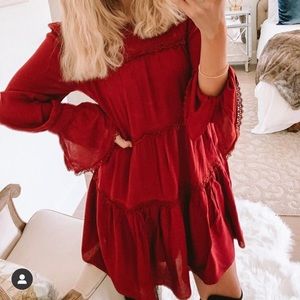 Maroon Vici dress